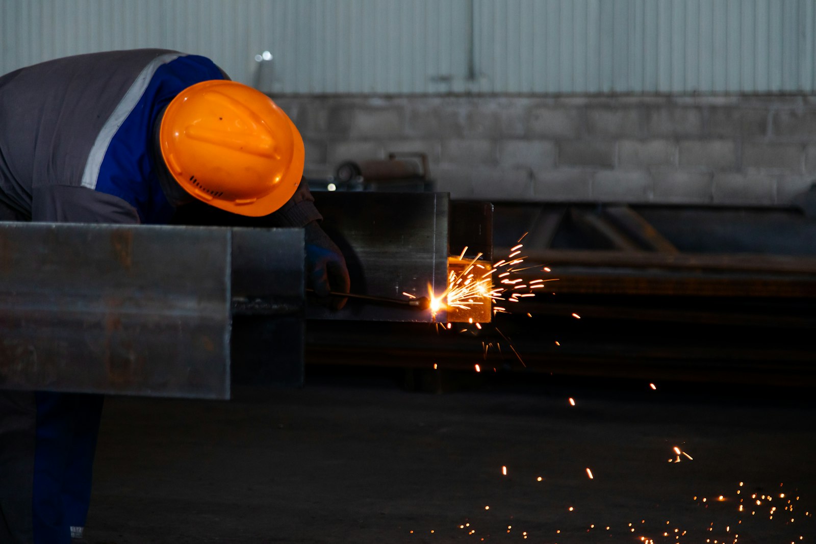 Technician working on site